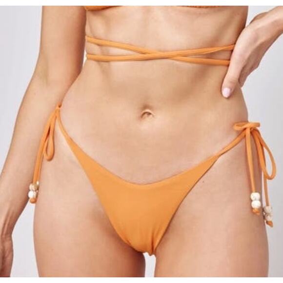 L Space x Hanna Montazami Lennox String Bikini Bottom size Large - Picture 3 of 9